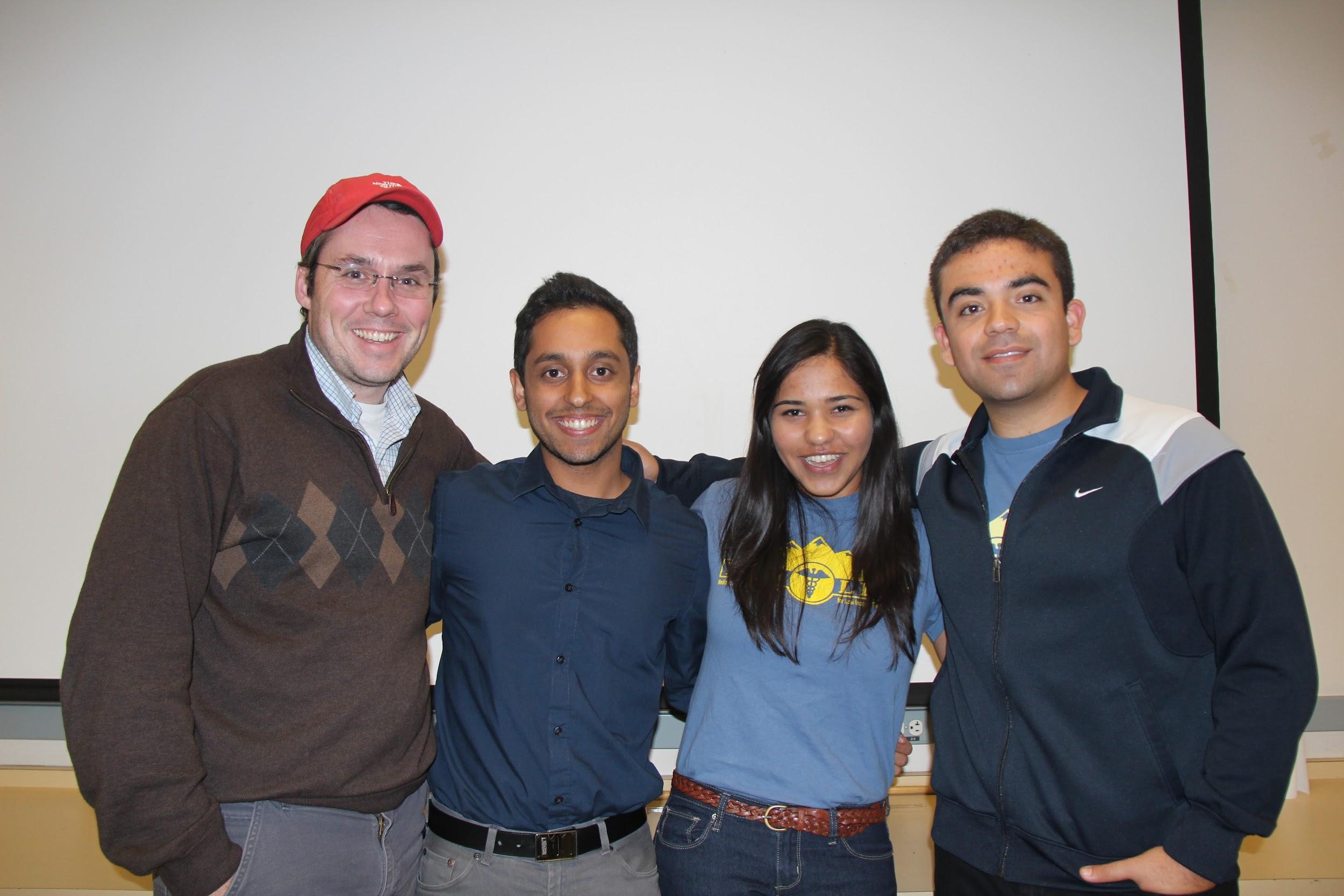 UC Berkeley MEDLIFE course facilitators and faculty advisor